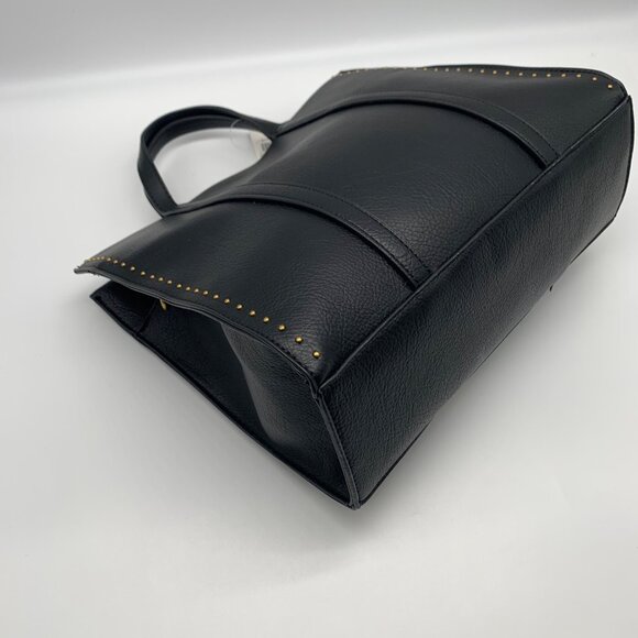 Style & Co Black Medium Boxy Tote - Picture 6 of 12